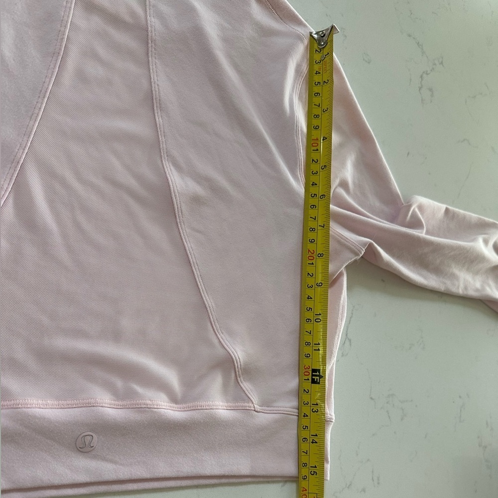 Lululemon Pink Crop Long sleeve - Picture 7 of 7
